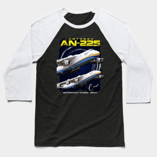 Antonov AN-225 Mriya Super Heavy Transport Aircraft Baseball T-Shirt